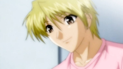 Young and handsome schoolgirls in hentai cartoon