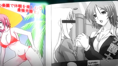 Sexy hentai slut gets jizz covered after some BDSM action