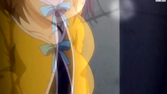 Tiny redhead teen with big juggs gets fucked