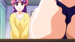 Awesome naked girl and horny hentai creatures