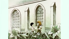 Old school animated cartoon with beautiful teens