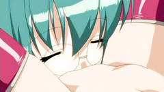 Adorable teens play their kinky lesbian games