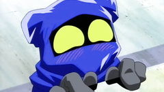 Evil creatures and sweet human chicks in the same cartoon