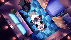 Young busty babe abused in the public pool