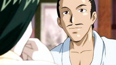 Horny samurai and seductive busty hentai girls