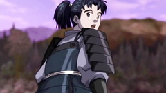Horny samurai and seductive busty hentai girls