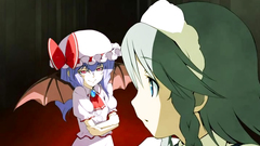 Sweet maid licks shaved wet pussy in lesbian hentai