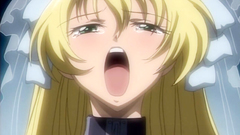 Big breasted blonde slut in BDSM hentai toon