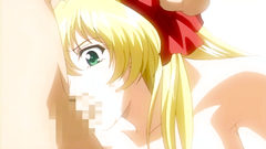 Big breasted blonde slut in BDSM hentai toon