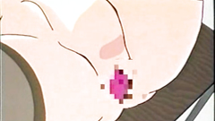 Big breasted anime babes and young boy in old school toon