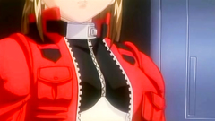 Beautiful blonde babe in awesome hentai toon