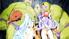 Cruel and hardcore fuck with giant horny monsters