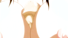 Sweet anime cutie gets covered with a fresh cum