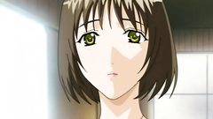 Young babe with short hair and nice tits in hentai toon