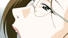 Young babe with short hair and nice tits in hentai toon