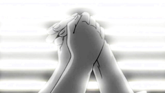 Naked couple has sexual fun together in anime toon