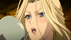 Fantasy chick gets attacked and fucked by many cocks