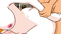 This drawn babes have really huge and massive breasts