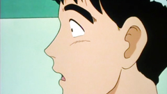 This is old school anime cartoon with handsome babes