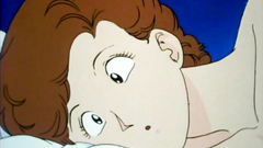 This is old school anime cartoon with handsome babes