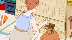 This hentai babe from anime cartoon looks pretty hot