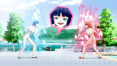 Big breasted naughty babes in hentai cartoon