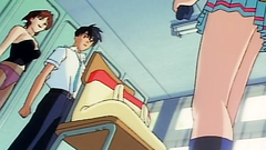 Short skirts and long legs of sexy anime schoolgirls