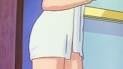 Short skirts and long legs of sexy anime schoolgirls