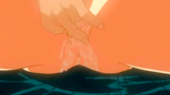 Sweet young girl gets covered with fresh cum