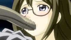 Innocent nerdy babe gets fucked by tentacles