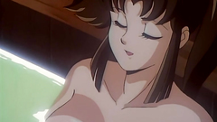 Ninjas and sexy babe in animated hentai toon