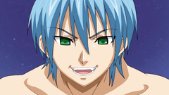 Horny anime doll spreads her shaved pussy lips