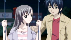 Young and breasty anime babe in rough pounding