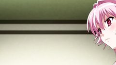 She strokes hard cock with her monster tits