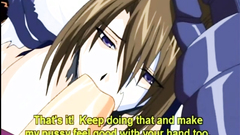 Shemale hentai gets sucking her bigcock