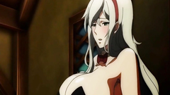 Bigboobs hentai maid gangbanged and cummed allbody