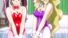 Roped anime coed with muzzle gets fucked by maskerman