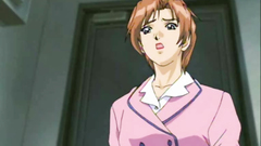 Roped anime coed with muzzle gets fucked by maskerman