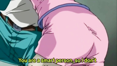 Roped anime coed with muzzle gets fucked by maskerman