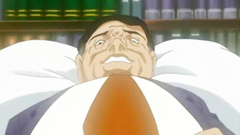 Roped anime coed with muzzle gets fucked by maskerman