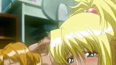 Roped anime coed with muzzle gets fucked by maskerman