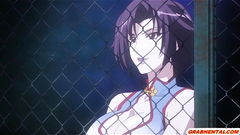 Bigboobs hentai caught and hardfucked by monster