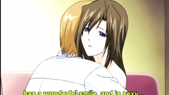 Sexy anime self masturbating and shoving vibrator