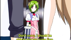 Sexy anime self masturbating and shoving vibrator