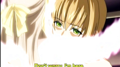 Bondage hentai gets hand shoved ass and pussy