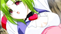 Bondage hentai gets hand shoved ass and pussy