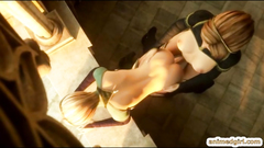 Shemale 3D hentai Eralin and Merlin sucking bigcock