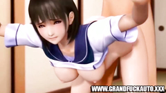 Big Boobs Anime Chick Rides Big Dick