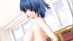 Dirty Anime Pounding Her Pussy With Dildo