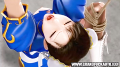 Horny 3D Babe Gets Vibrator